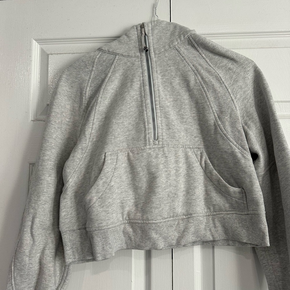 Lululemon Athletica Light Gray Hoodie